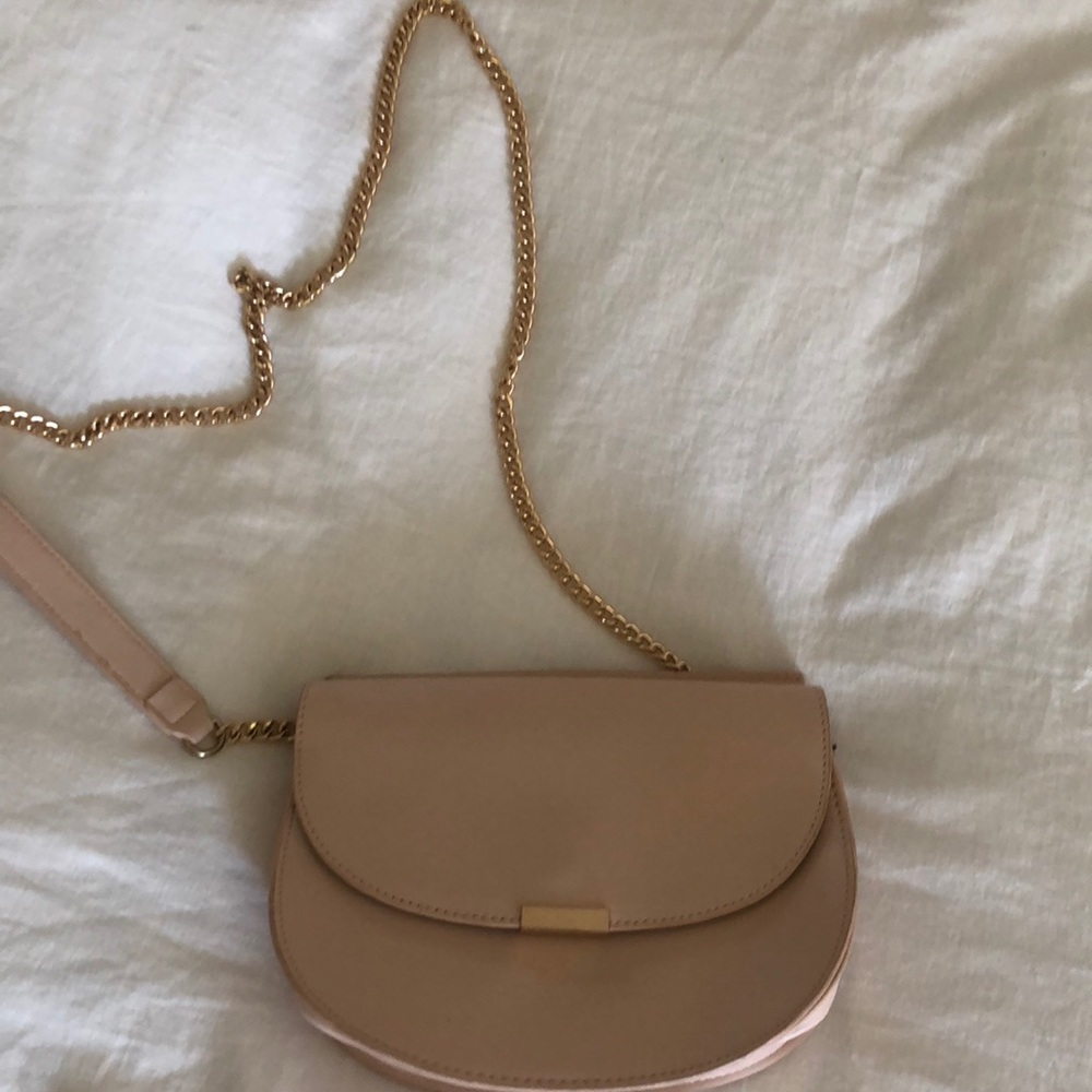 Crossbody blush bag